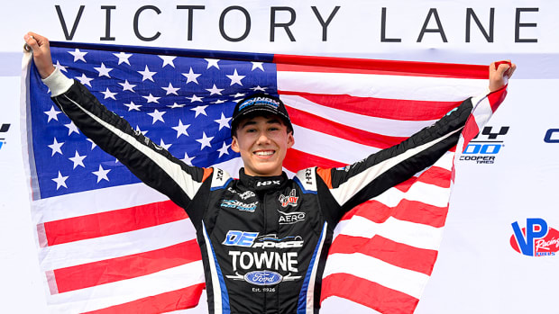 Nolan Siegel. Photo courtesy IndyCar.